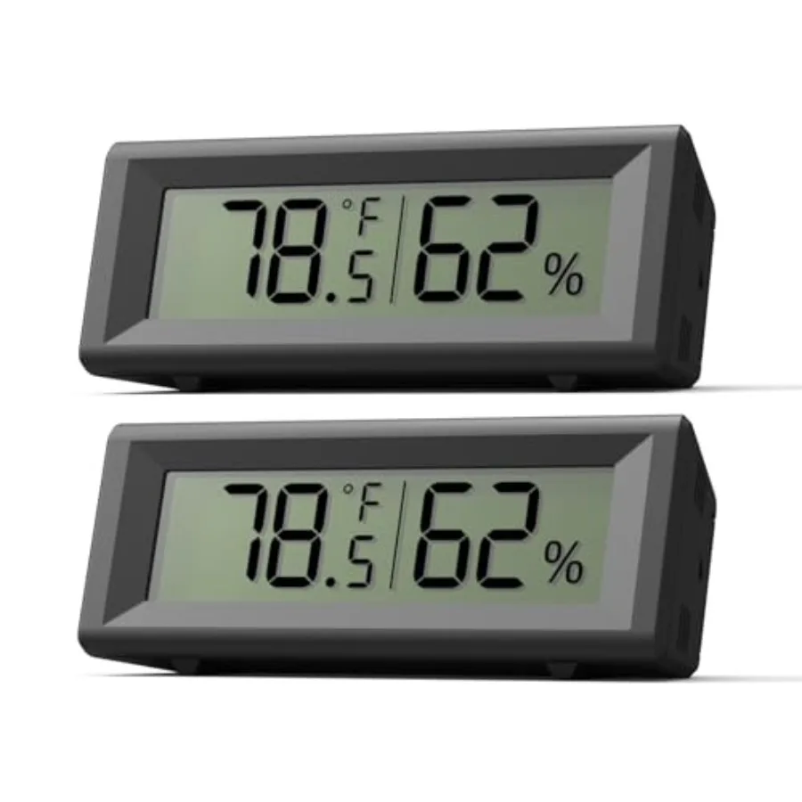 

Small Digital Hygrometer, Humidity Meter, Indoor Thermometer, Room Temperature and Humidity Monitor, Gauge with Accurate Sensor