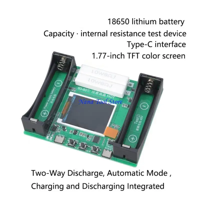 31GJ High-Precision LCD Digital Display 18650-Li Battery Capacity MaH-mwH Measurement