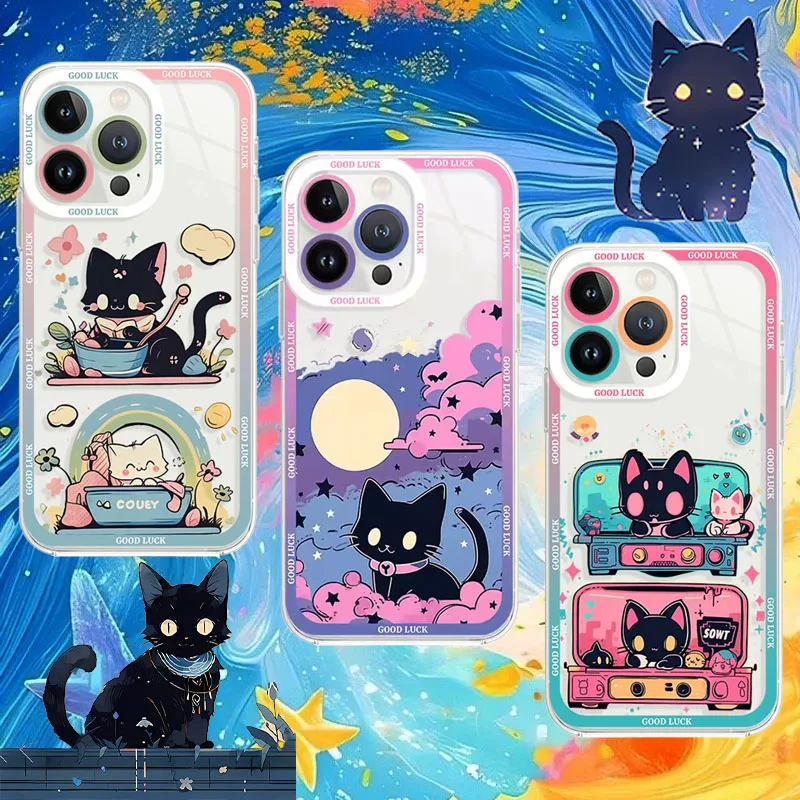 Cartoon Black Cat A…