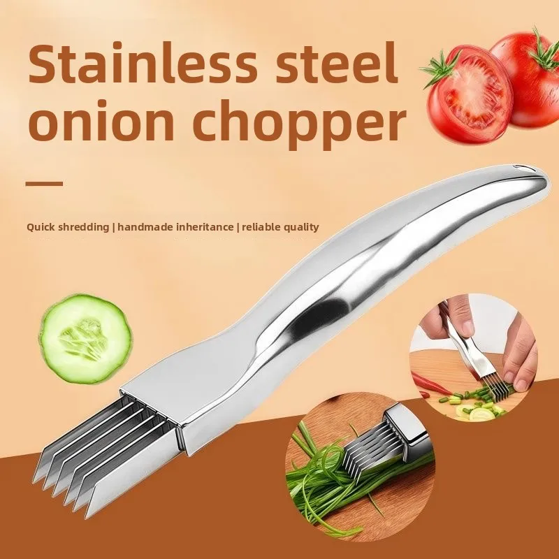 

304 stainless steel vegetable cutter, green onion cutter, kitchen trade knife, creative shredder, scallion shavings