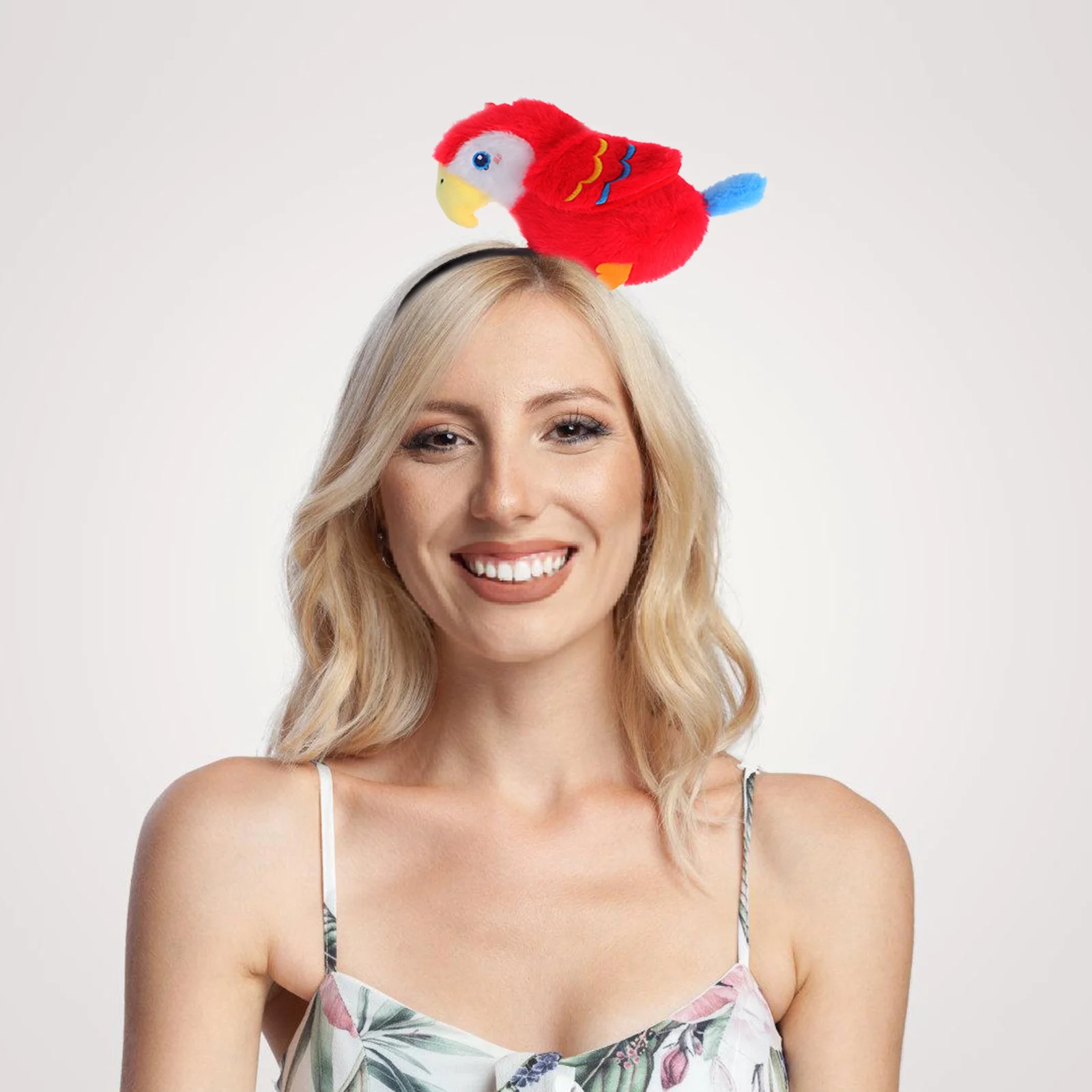 

Оригинальный головной убор в виде попугая, идеально подходит для тематических вечеринок, повседневного использования, легкий материал, яркие цвета, эластичная посадка, различные размеры.