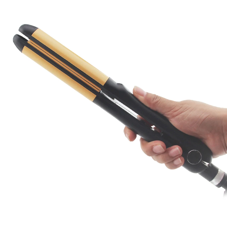 New Curling Iron Brush Ceramic Hair Curler Rollers Comb Electric Hair Straightening Iron PenteModelling tools Styling Tools