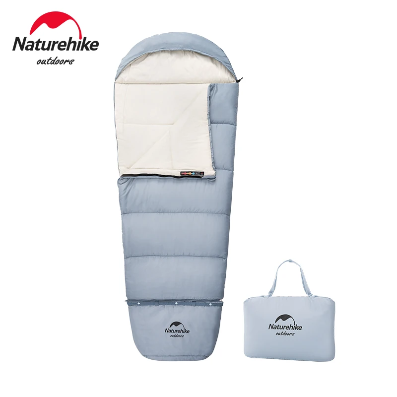 Imagem -02 - Naturehike Ultraleve Viagem ao ar Livre de Acampamento Portátil Alongar Emenda Algodão Crianças Envelope Bolsa Dormir Nh21msd01