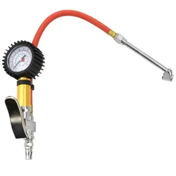 Tire Air Inflator Tyre Pressure Meter Car Truck Pump Hose Gauge Compressor Tool Car Styling