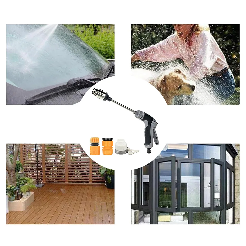 Lavadora de pressão com 360 °   Mangueira rotativa de jardim, lavadora de energia de pressão, turbowasher de alta pressão para lavagem de quintal de carro