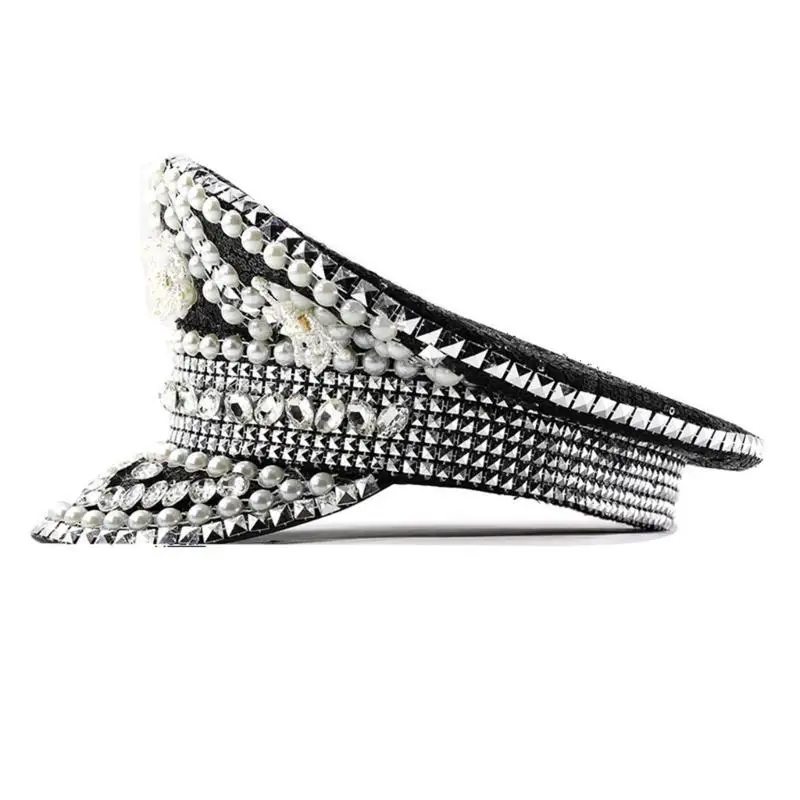 652f Jeweled Captain Heavy Crystal Sailor Überraschung Geschenk für Mädchen Jungen Braut für Karnivale Musikfestival