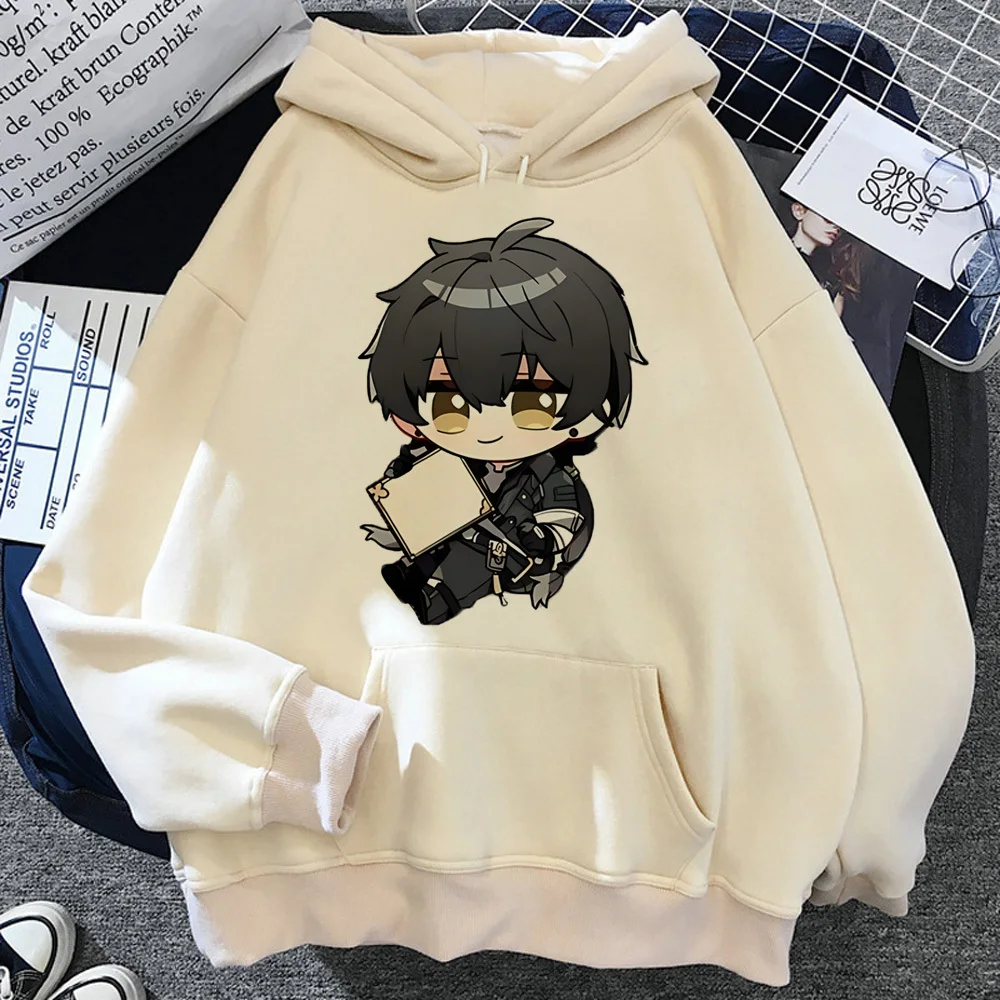 

Wuthering Waves hoodie harajuku clothes for teens graphic elegant manga Japanese female sweatshirts pullover athleisure pattern