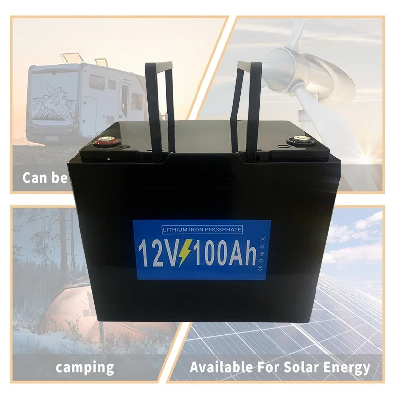 12V 100Ah Battery pack For Solar Energy Storage Yacht Robot Electric sprayer, children's toy car, solar street lights, emergency