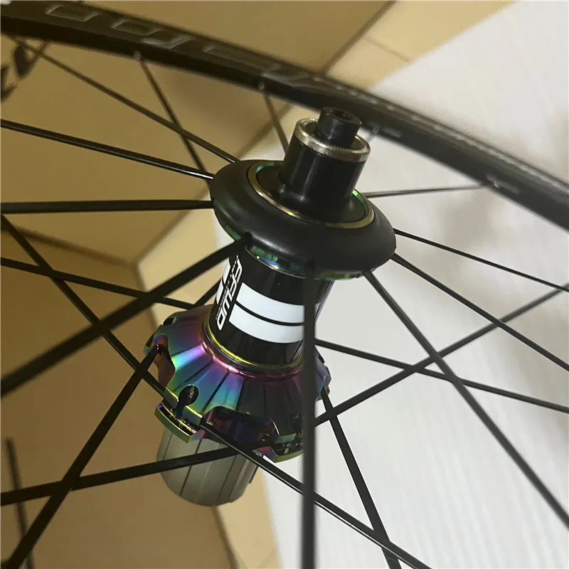 700C 30/40/50mm 6061 aluminum alloy clincher rims  V brake disc brake road wheel thru axle center lock hub road wheel