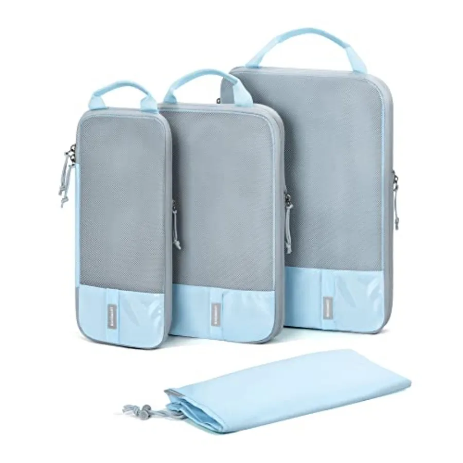 

Наборы компрессионных упаковочных кубов (6/4/2 шт.) для путешествий: легкие органайзеры для багажа, прочные сумки для экономии места, незаменимые в путешествиях