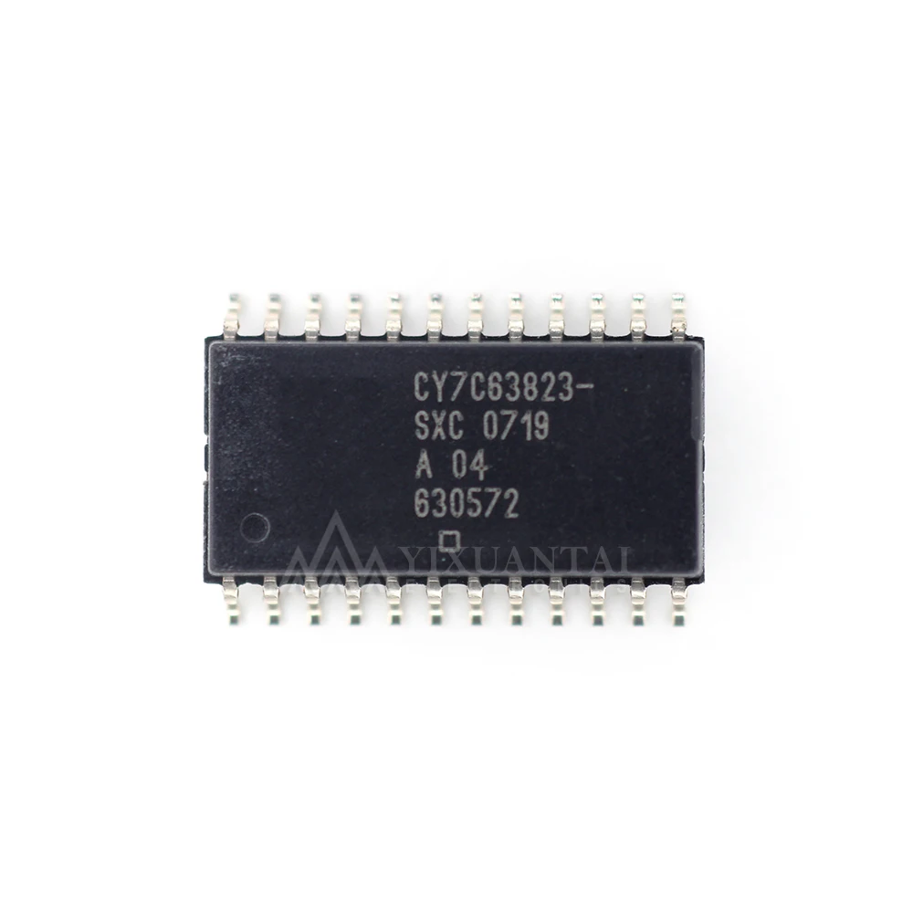 

10pcs/Lot CY7C63823-SXC CY7C63823-SXCT CY7C63823【IC USB PERIPHERAL CTRLR 24-SOIC】New and Original