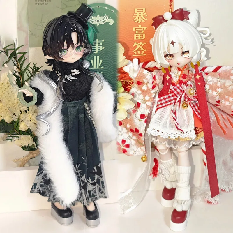 

Blind Boxes Minty 1/8 Bjd The Fortune-Telling Sign Is Auspicious Series Come4free Action Movable Joint Kawaii Figurine Gifts