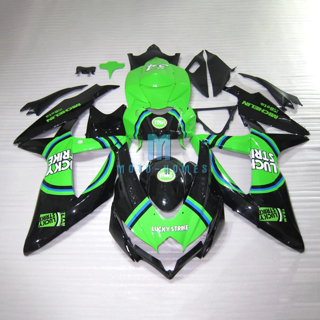 Motorcycle Fairing Set for SUZUKI K8 GSXR600 GSXR750 2008 2009 2010 GSX-R600 R750 08 09 10 Injection Rebuild Bike Lucky Strike