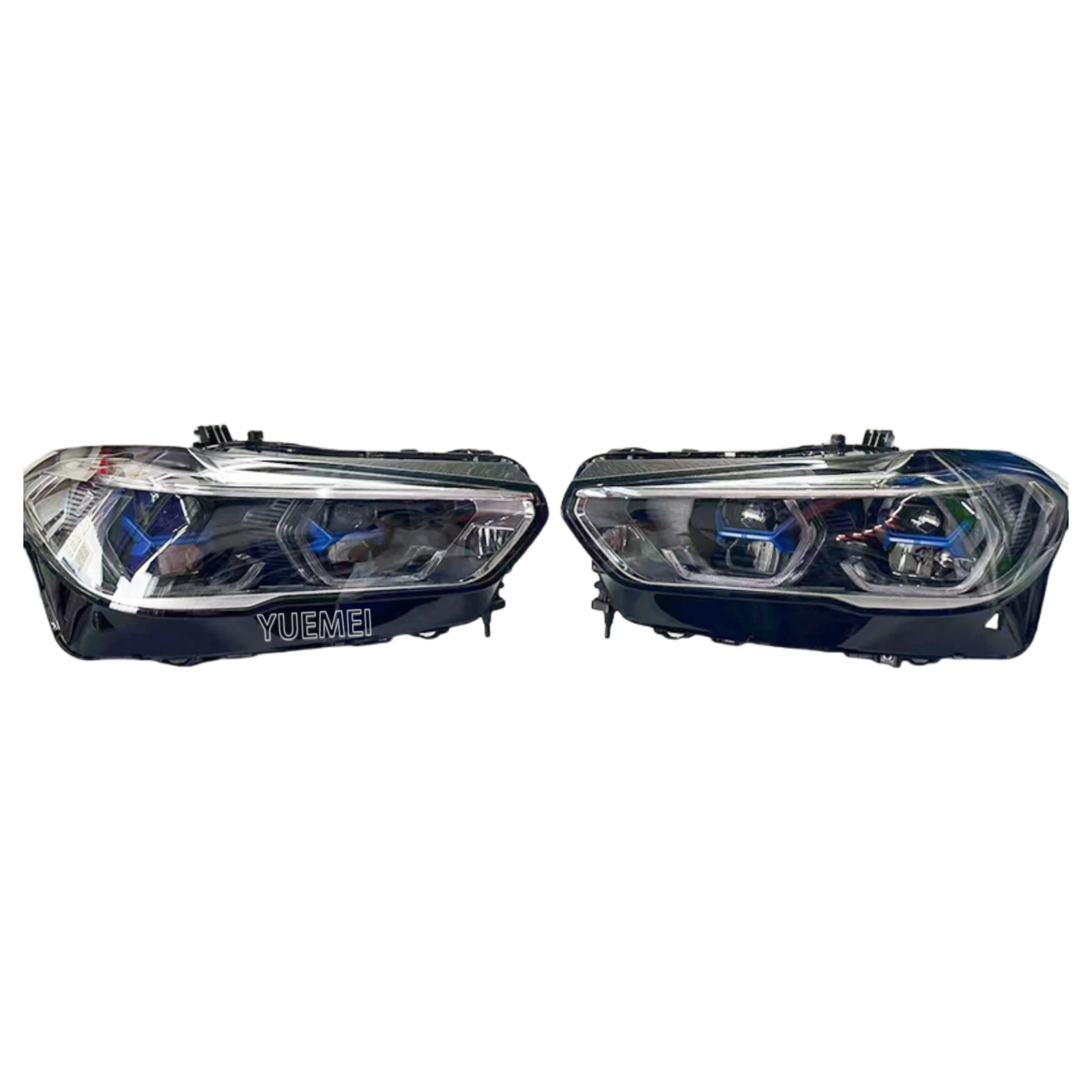 High-quality Headlamps Suitable for BMW X5 G05  Upgrade Black Shadow LED Laser Headlights