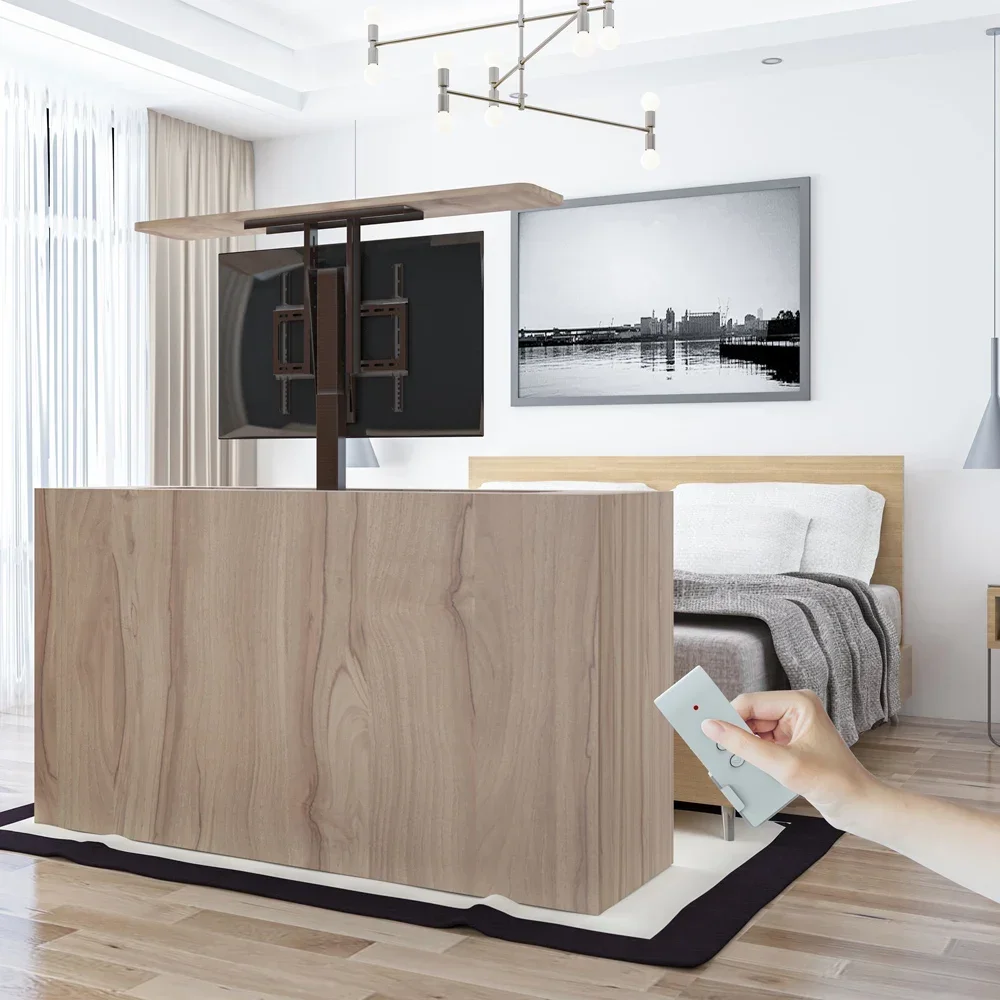 32-57 inch Height Adjustable Remote Control  System TV stand Under the Bed TV Lift Support for Automatic TV