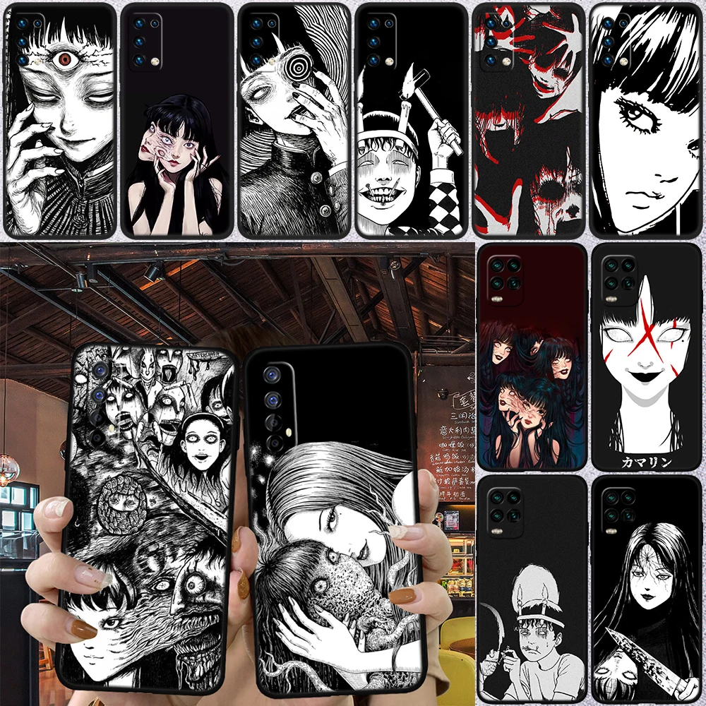 Horror Junji Ito Tomie Phone Case for Samsung Galaxy M06 M15 M16 M35 M55 M56 A36 A42 A50 A50S A51 A52 A32 A33