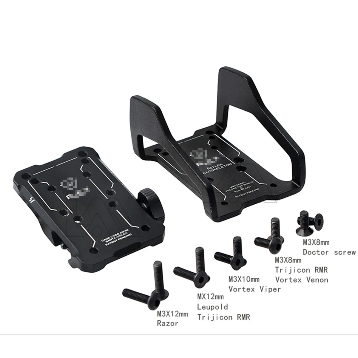 

Тактические аксессуары: Универсальное крепление REXSightMount для коллиматорного прицела, алюминиевый кронштейн-экзоскелет