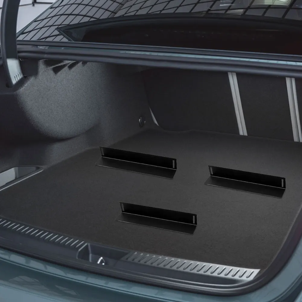 

3 Pcs Automotive Cargo Set Metal Dividers Easy Installation Fence Storage Holder Multipurpose Universal Storage Partition Baffle