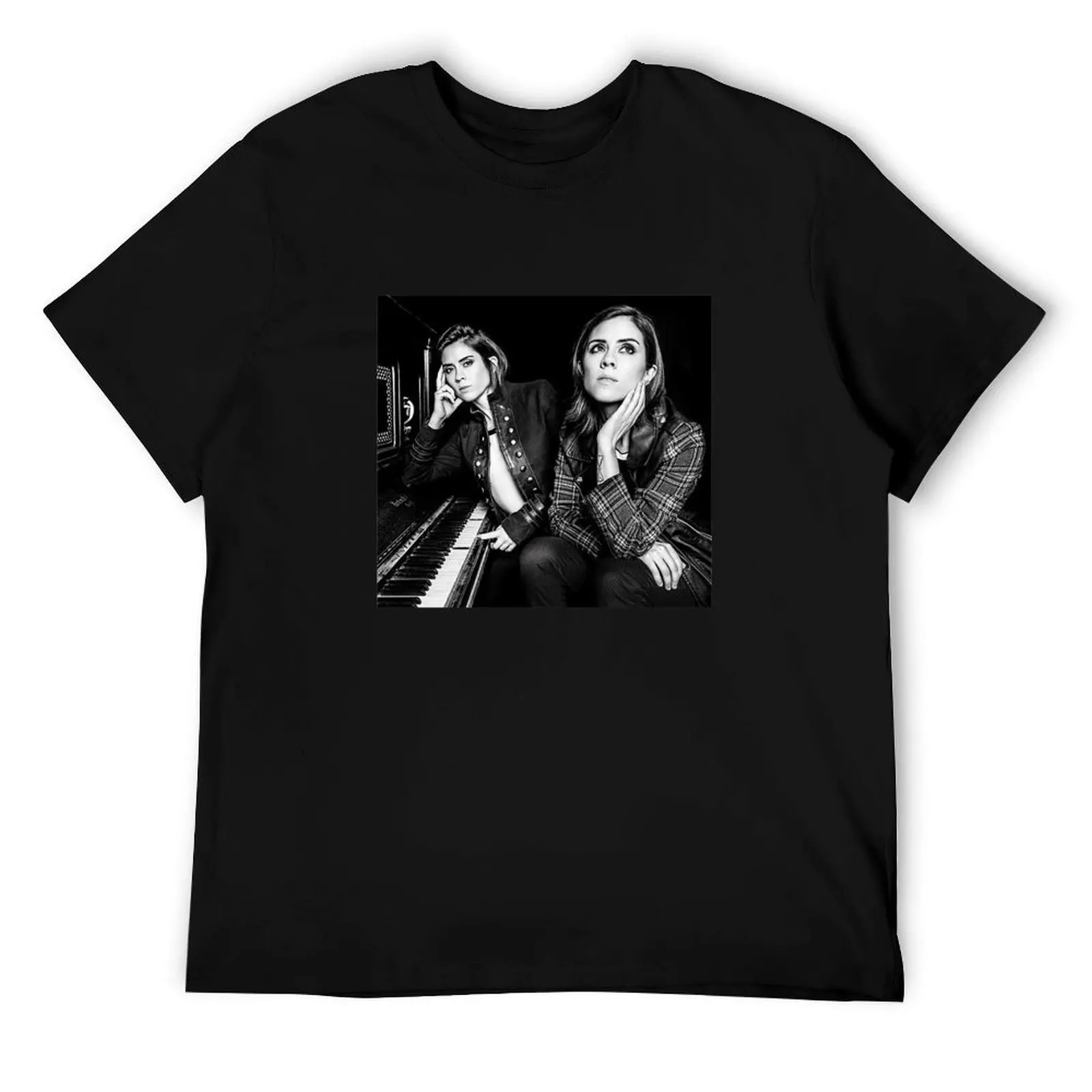 

Tegan and Sara T-Shirt cotton t shirts man 100% funny t shirts dark humor T-Shirt
