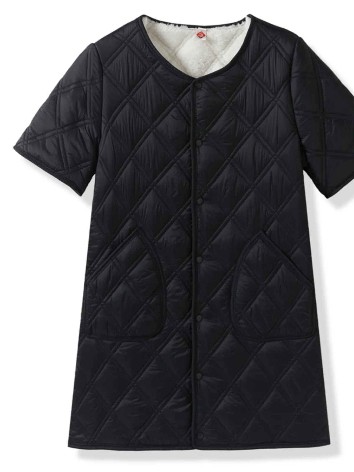 الدفء Thiened طويل خروف المخملية سترة المرأة Faionable جديد Sle أمي الدافئة بال Jaet f Sve تخفيف Sle #5