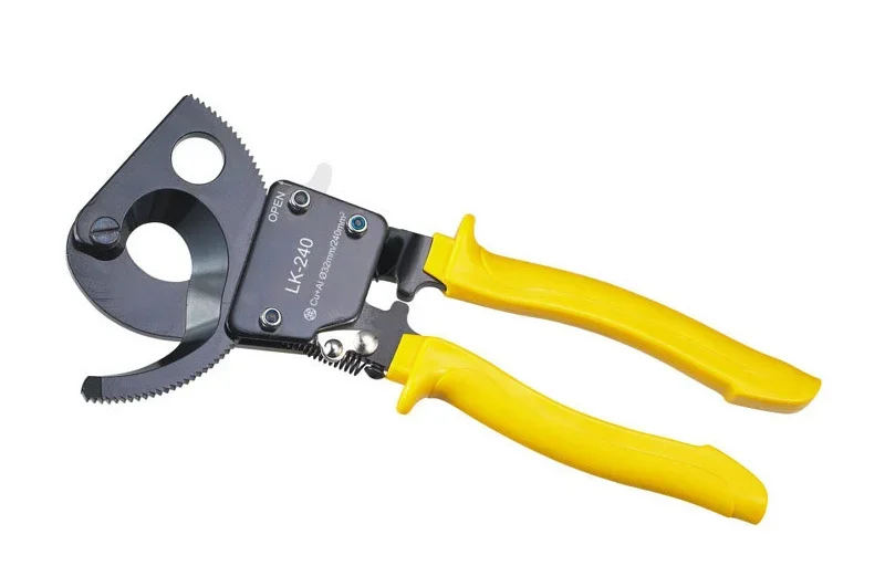 

Tool LK-240 Ratchet Cable Scissors Gear Scissors Mechanical Cable Scissors