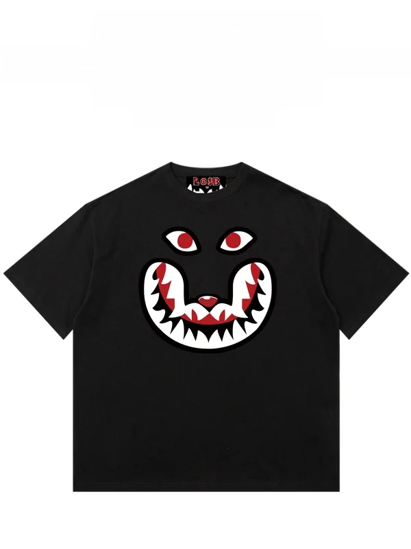 Cseta Losb Heavyweight ark Mouth para hombre, manga corta, corte hoado, estilo veraniego, nuevo estilo retro americano...