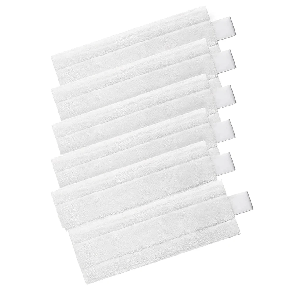 

6 Pack Microfibre Mop Pads Replacement Cleaner Accessories for Easyfix SC2 SC3 SC4 SC5 Series Steamer Pads