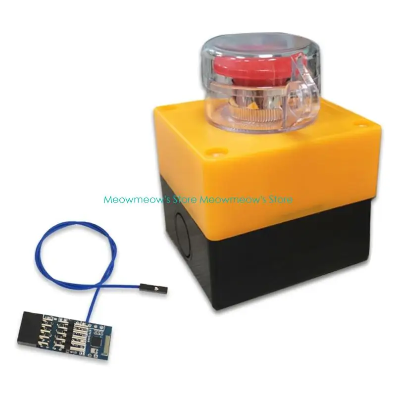 W91A Cableless زر الطاقة الخارجي راديو التحكم بالكمبيوتر 5M نطاق العمل خطة توفير المساحة