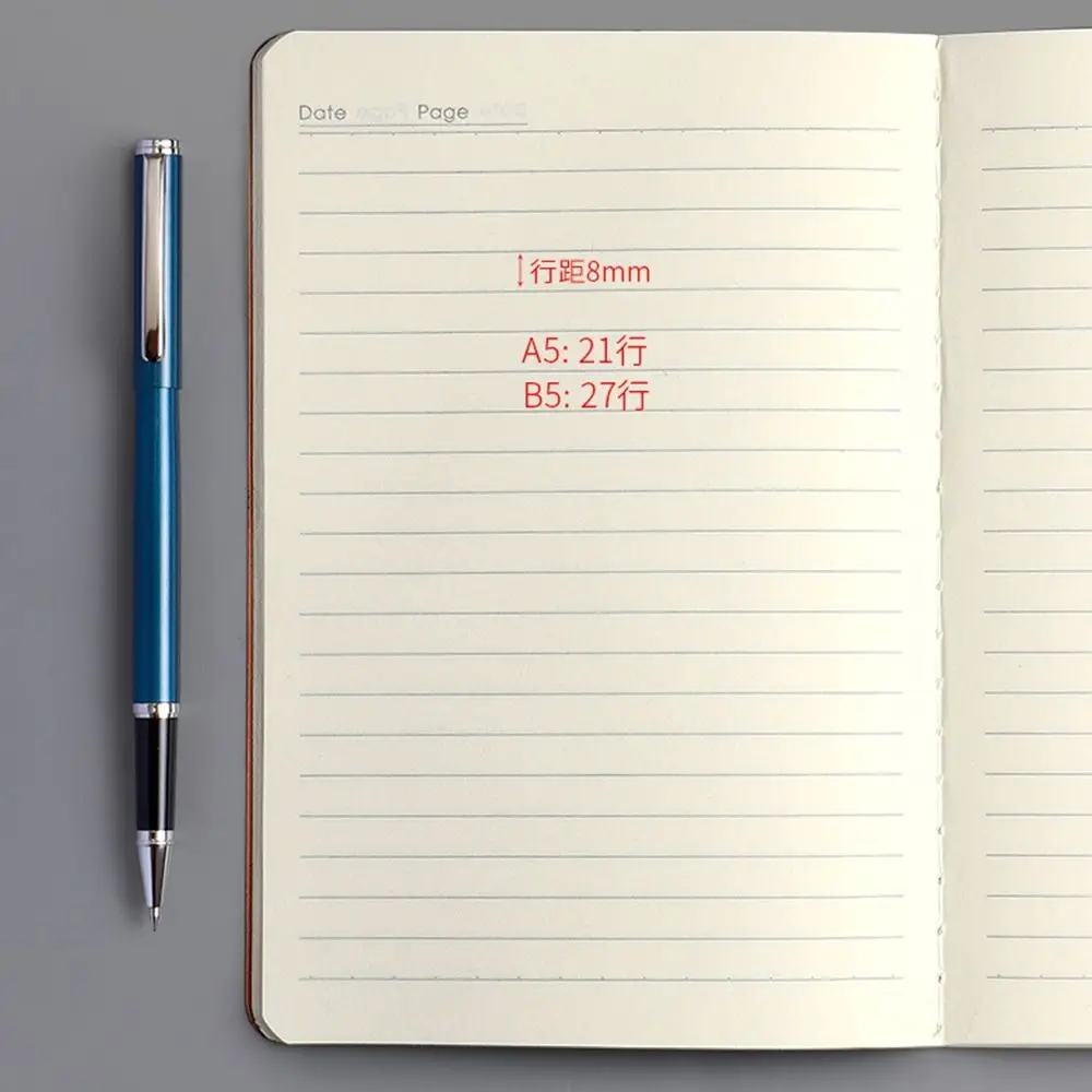 Портативный блокнот A4/A5/B5, крафт-обложка, сетка/подкладка/пустой блокнот, книга для письма, школа/офис