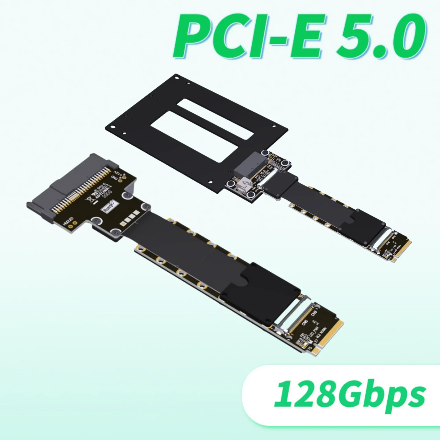 

НОВЫЙ F47SF M.2 NVMe To U.2 (SFF-8639) /U.3 (SFF-TA-1001) / E1.S E3.S (SFF-TA-1002) Удлинительный кабель адаптера SSD PCIe 5.0 X4