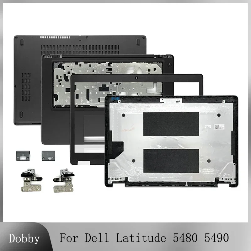 

New For Dell Latitude 5480 5490 E5480 E5490 Laptop LCD Back Cover Front Bezel Frame Hinges Top Palmrest Bottom Cover Case Black