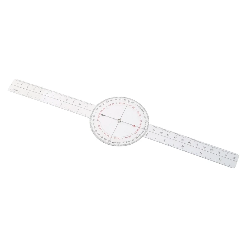 Goniometer Transparent Orthopedic Ruler Plastic Goniometer 360 Degree for Body Measuring Tape Goniometer Dropship