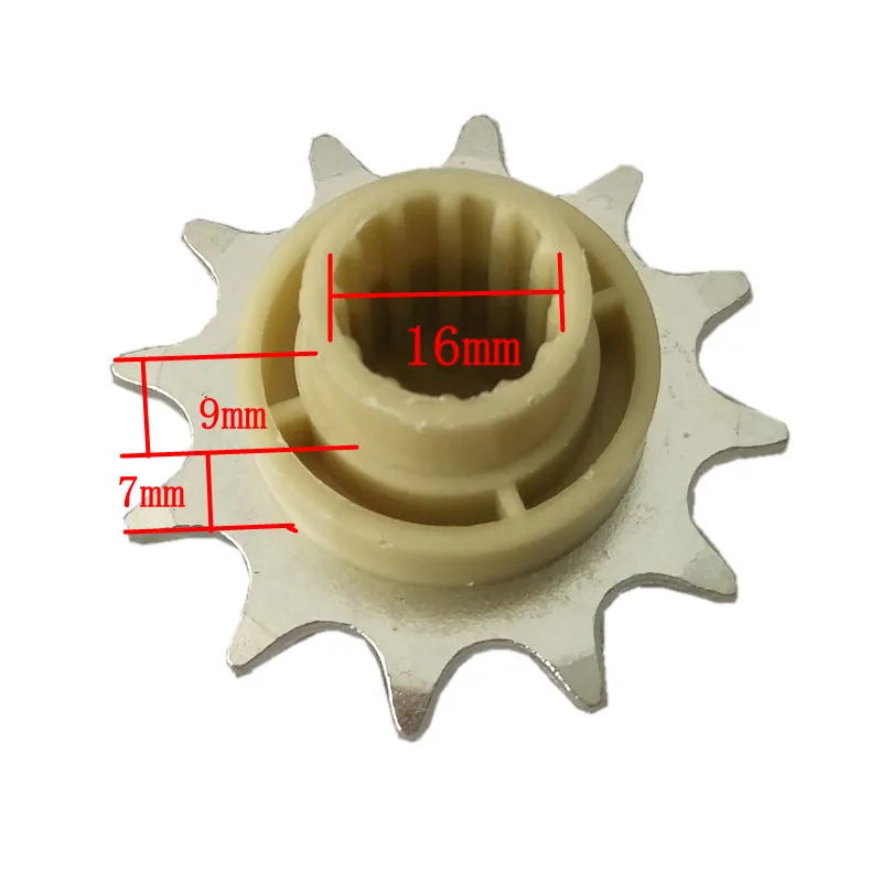Sprocket Splined Shaft Sleeve Garage Door Sectional Door Fittings S66S60 Automatic Door Opener Star Key