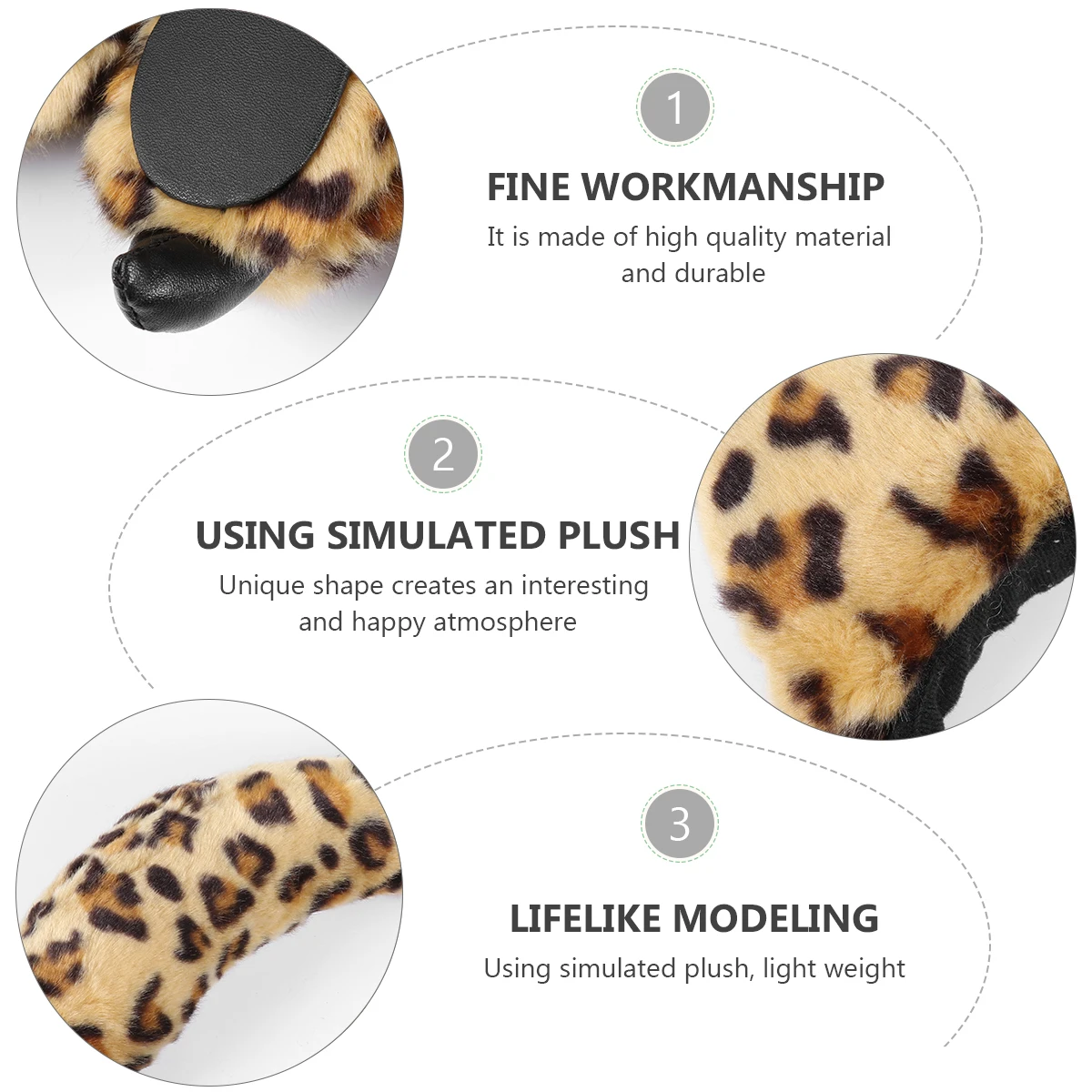 

Set Tail Glove Child Animals Costume Simulation Cosplay Kindergarten Party Prop Lightweight Fine Workmanship Unique Shape