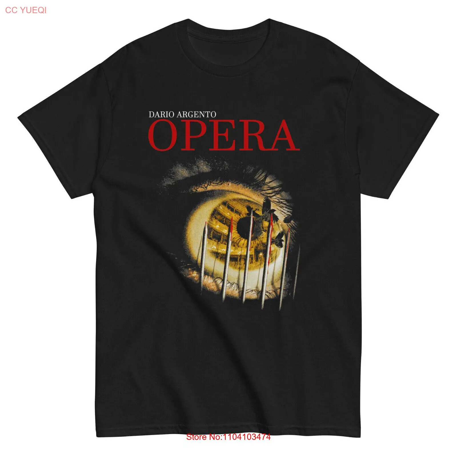 

Opera T-Shirt, Dario Argento, Italian Cinema
