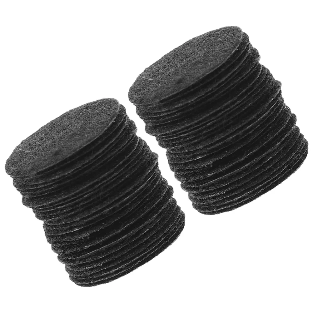 

60 Pcs Black 3cm Round DIY Craft Material Teaching Aids Sewing Felt Pads For naments Supplies Patchwork Patchwork Projects