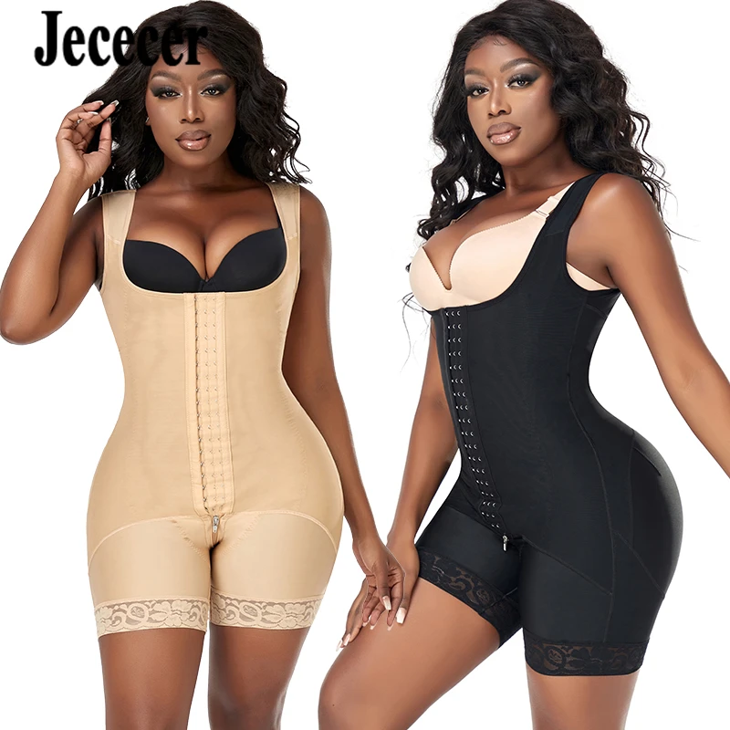 WE2843 Women Shapewear Bodysuit Body Shaper Jumpsuit Underbust Slimming Cinchers Waist Trainer Compression Spandex Rompers