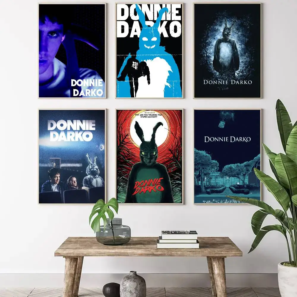 Film D-Donnie D-Darko Kunst-Wandsticker, wasserfest, für Zuhause, Wohnzimmer, Schlafzimmer, Bar, ästhetische Dekoration