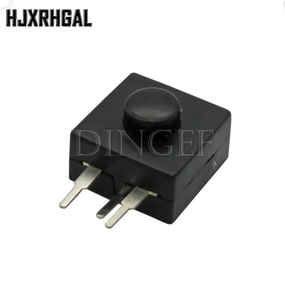 10PCS Headlamp Flashlight Head Light 213WD side switch 12x12mm DC 30V 1A 3pins Straight Feet Push Button Switch ON-OFF-ON 3PIN