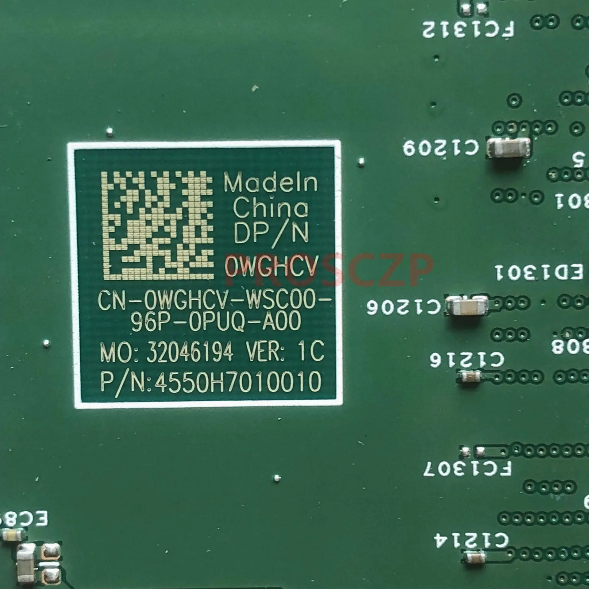 

Материнская плата для DELL G3 3590 CN-0WGHCV 0WGHCV WGHCV Материнская плата для ноутбука 18825-1 с процессором SRF6U I7-9750H GTX1650 100% работает хорошо