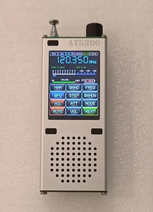 New ATS200 Aviation Band Radio FM Upgrade ATS100 ATS120 SI4732