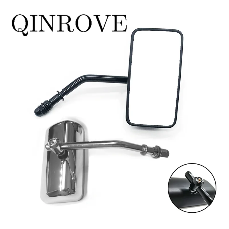 

Motorcycle Rear Mirror Rearview Mirrors Handlebar Extended Side Mirrors for Harley Davidson RH975 Sportster Iron 883 Dyna Rocker