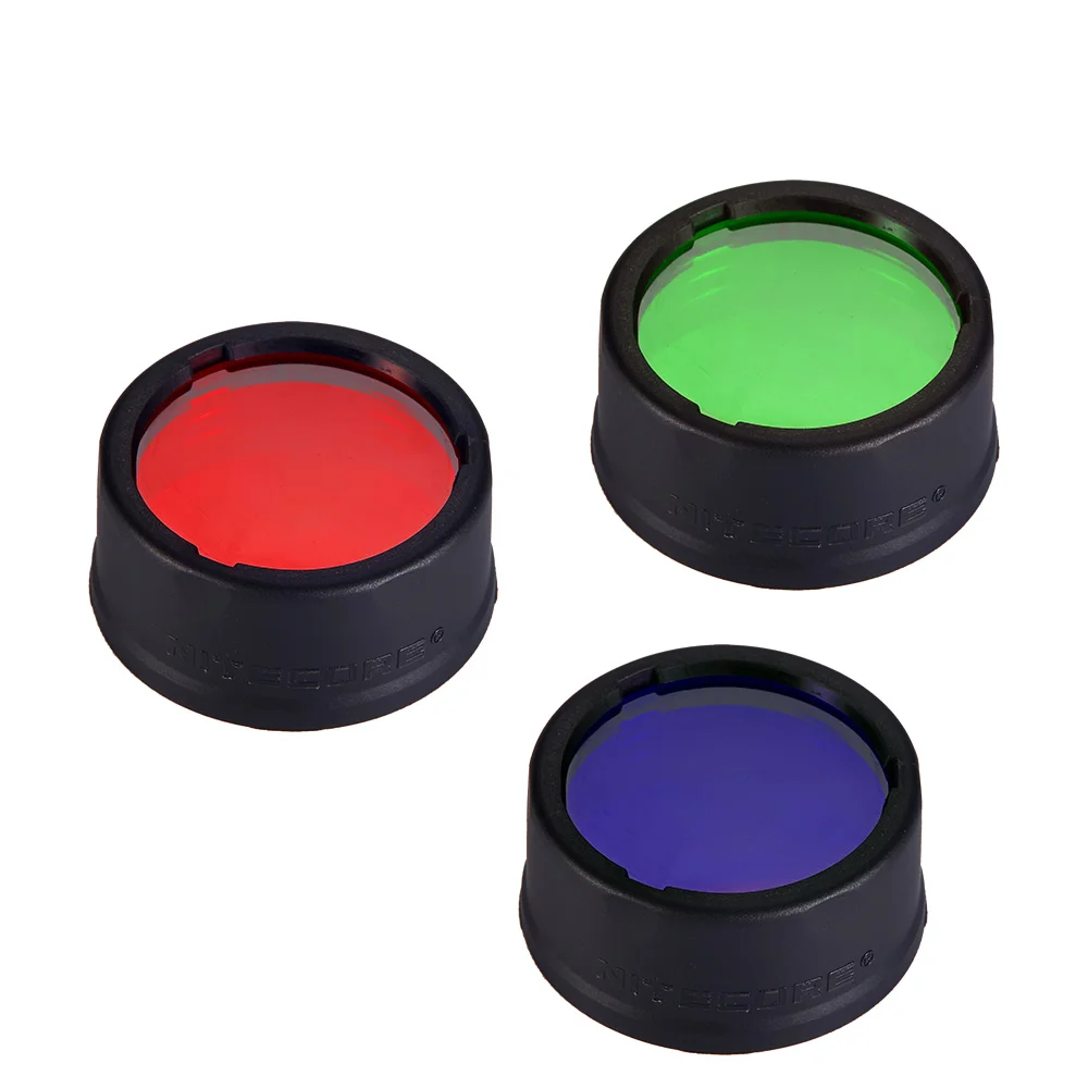 

NITECORE NFR26 NFG26 NFB26 26.8mm Red Green Blue Diffuser Len Adapter for MT2C Pro/ MH12 Pro Protable Flashlight Accessories