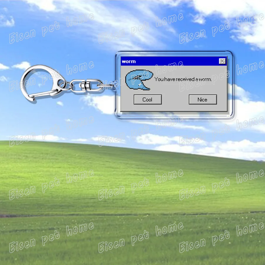 Fenster Xp Kreative Schlüsselanhänger für Zubehör Tasche Lustige Aufgabe Failed Succesfully Schlüsselanhänger Ring Schmuck Fans Geschenke Schlüsselanhänger – Detail 6