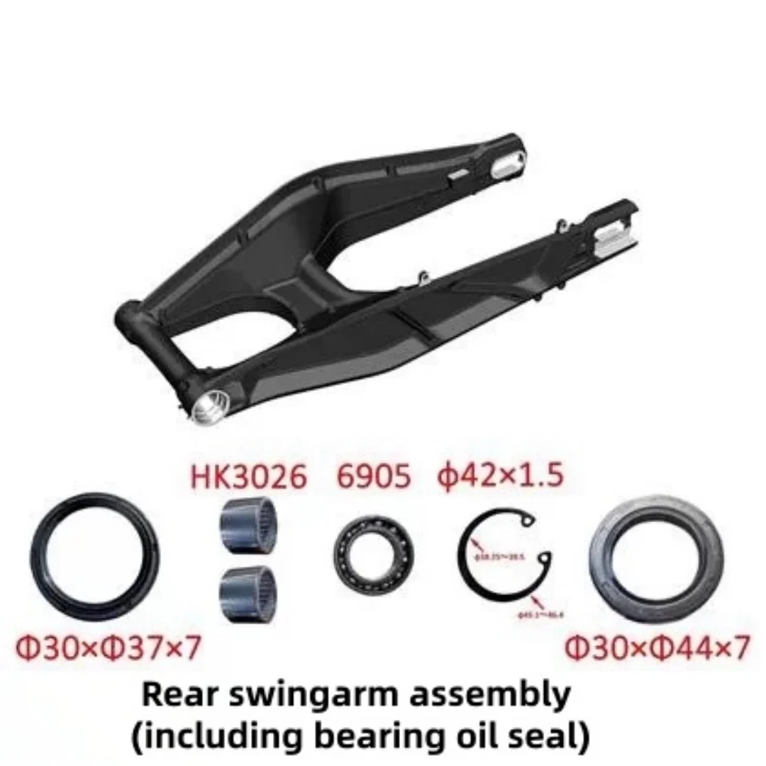 FOR ZONTES 703F Rear Swing Fork,Rear Wheel,Hollow Axle, Rear Shock Absorber, Triangular Link, Straight Link, External Brake Disc