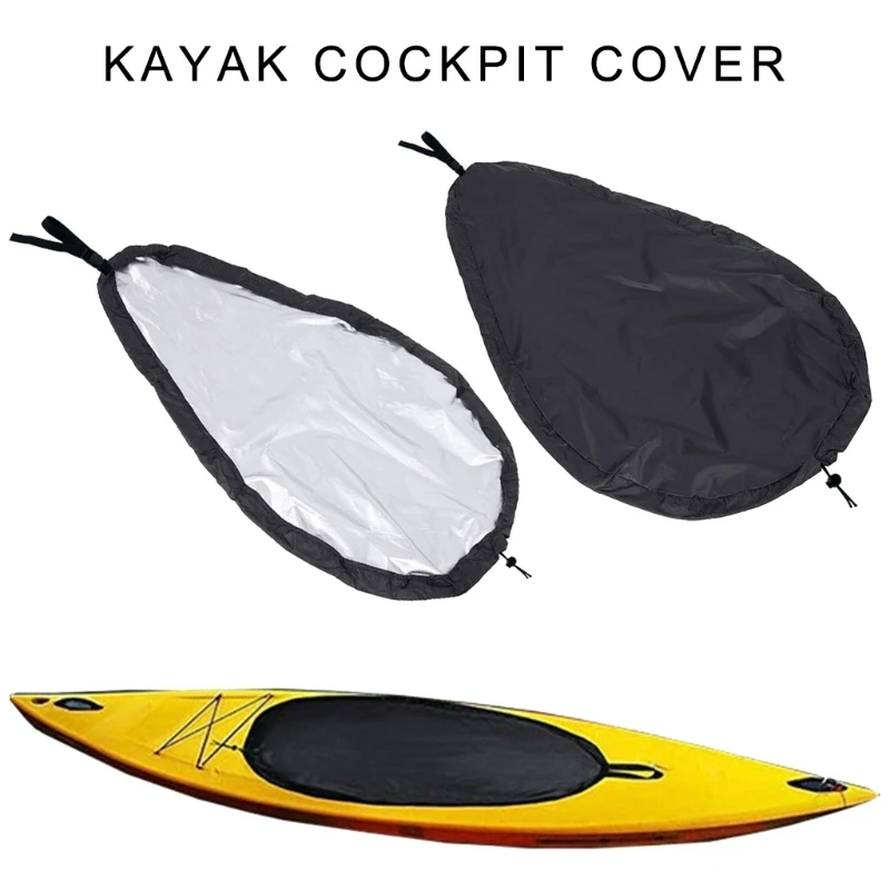 Waterproofs Seal Cockpit Protectors Kayak Hatches Cover Breathable Kayak Canopy Cockpit Seal Cover for Transport Enduring