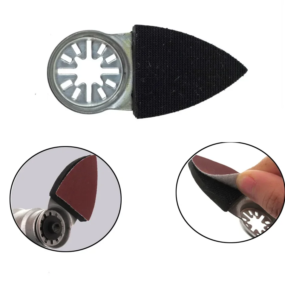 Tools Workshop Equipment Saws & Accessories Triangular Polishing Disc Sand Base Triangle Accessories Sandpaper
