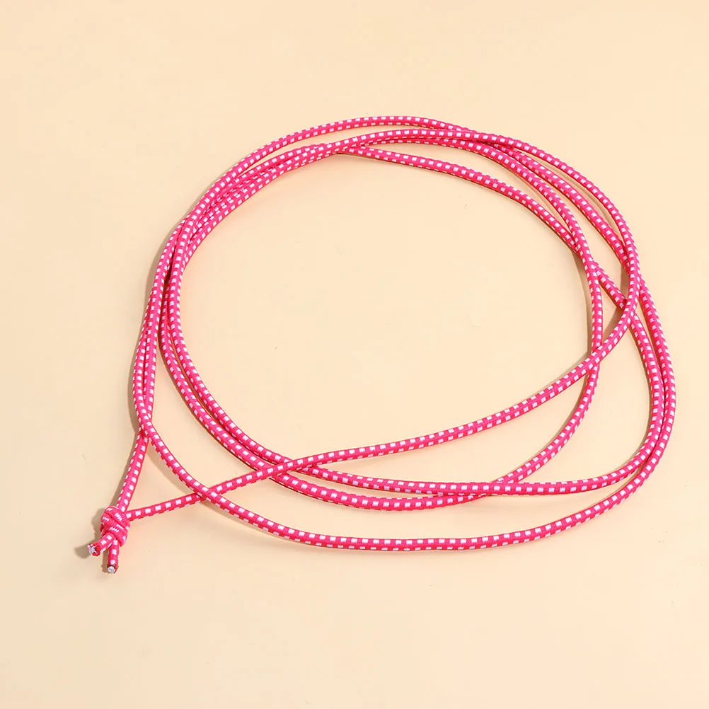 2pcs Kids Jumping Rope Elastic Band Toys Lightweight Fitness Pink Girl Sports Home School Training Weight Loss
