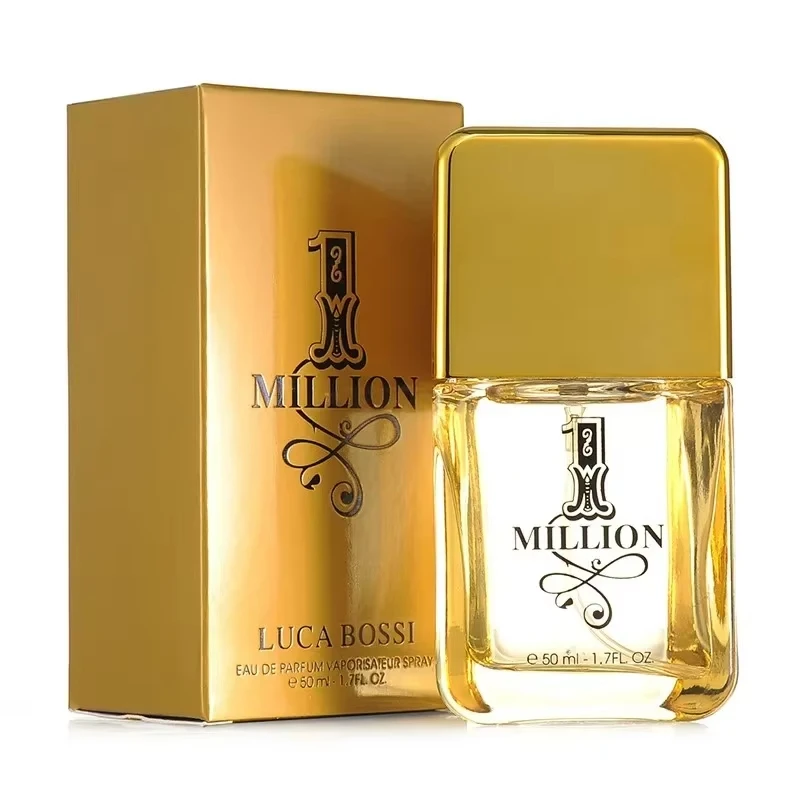 Original Million Gold Cologne Man's Perfume Long-Lasting Fragrance Body Spray Luxury Arabic Pheromone Parfum Charm Gifts 100ml