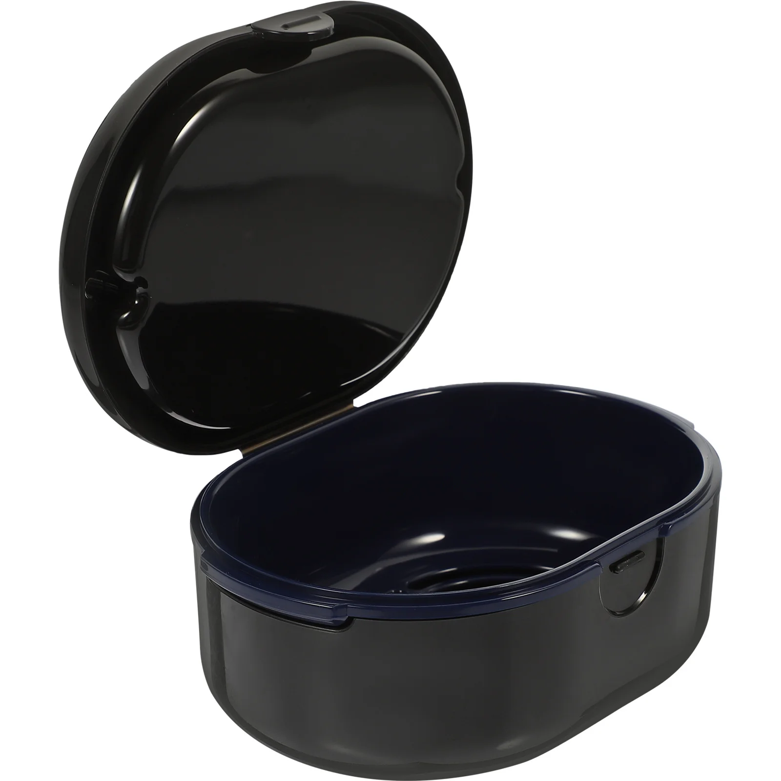 

Коробка для хранения ортодонтических протезов, дизайн с полым сливом, портативный чехол для ванны для зубных протезов, пылезащитный держатель для скоб, практичная переноска